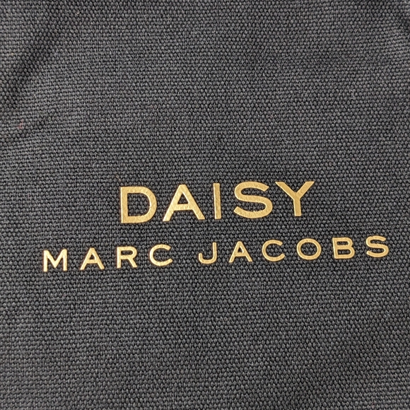 Marc Jacobs Daisy NWT canvas Floral tote bag black gold - Picture 7 of 12